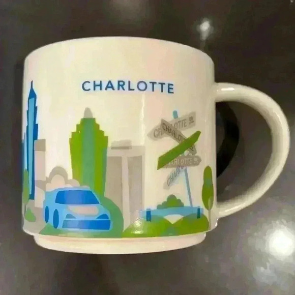 Starbucks Charlotte YOU ARE HERE Coffee Mug 2012 - Picture 1 of 3